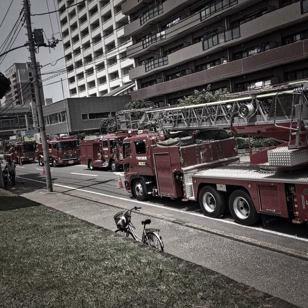 火事騒ぎの様子