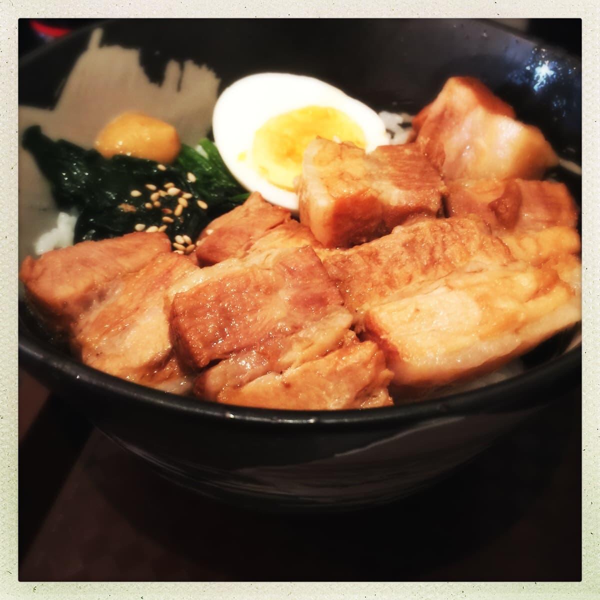 豚角煮丼